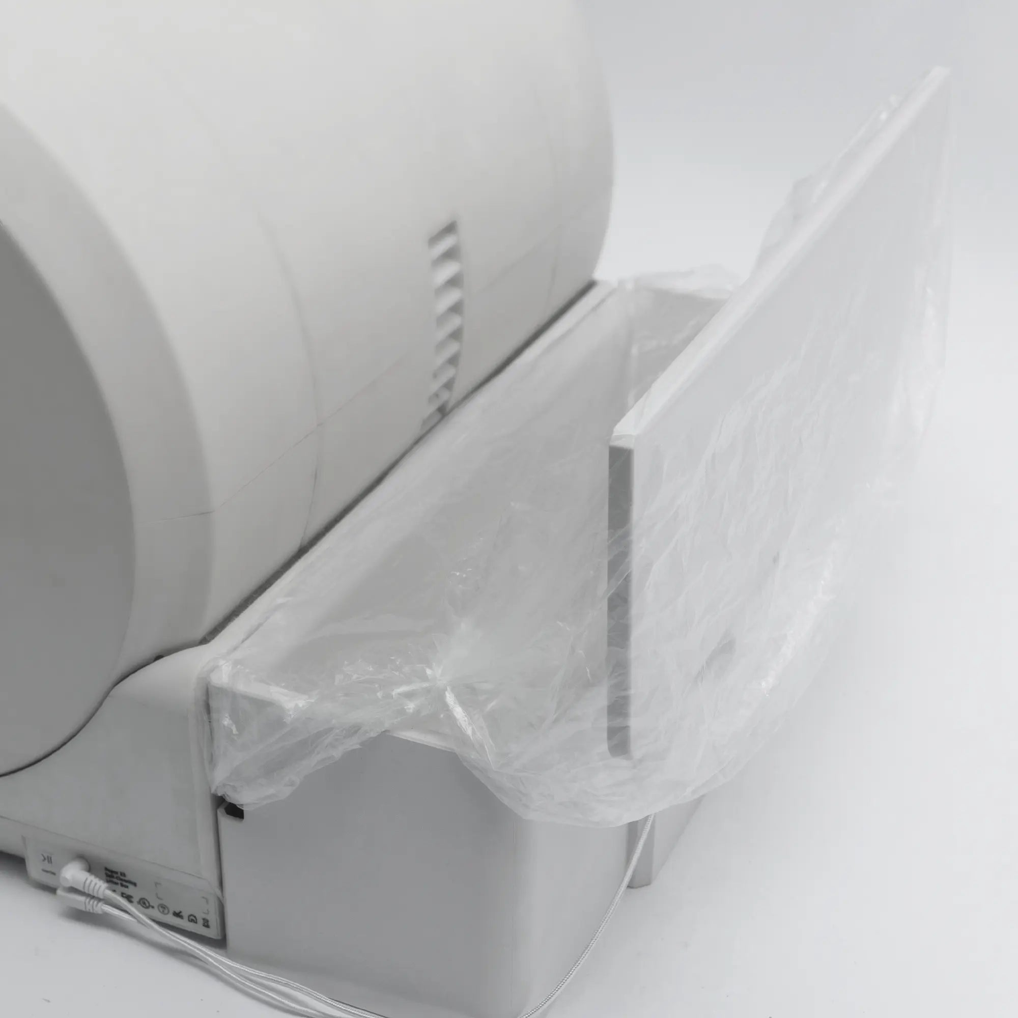 Elastic Band Trash Bags (50 Pcs, Clear)