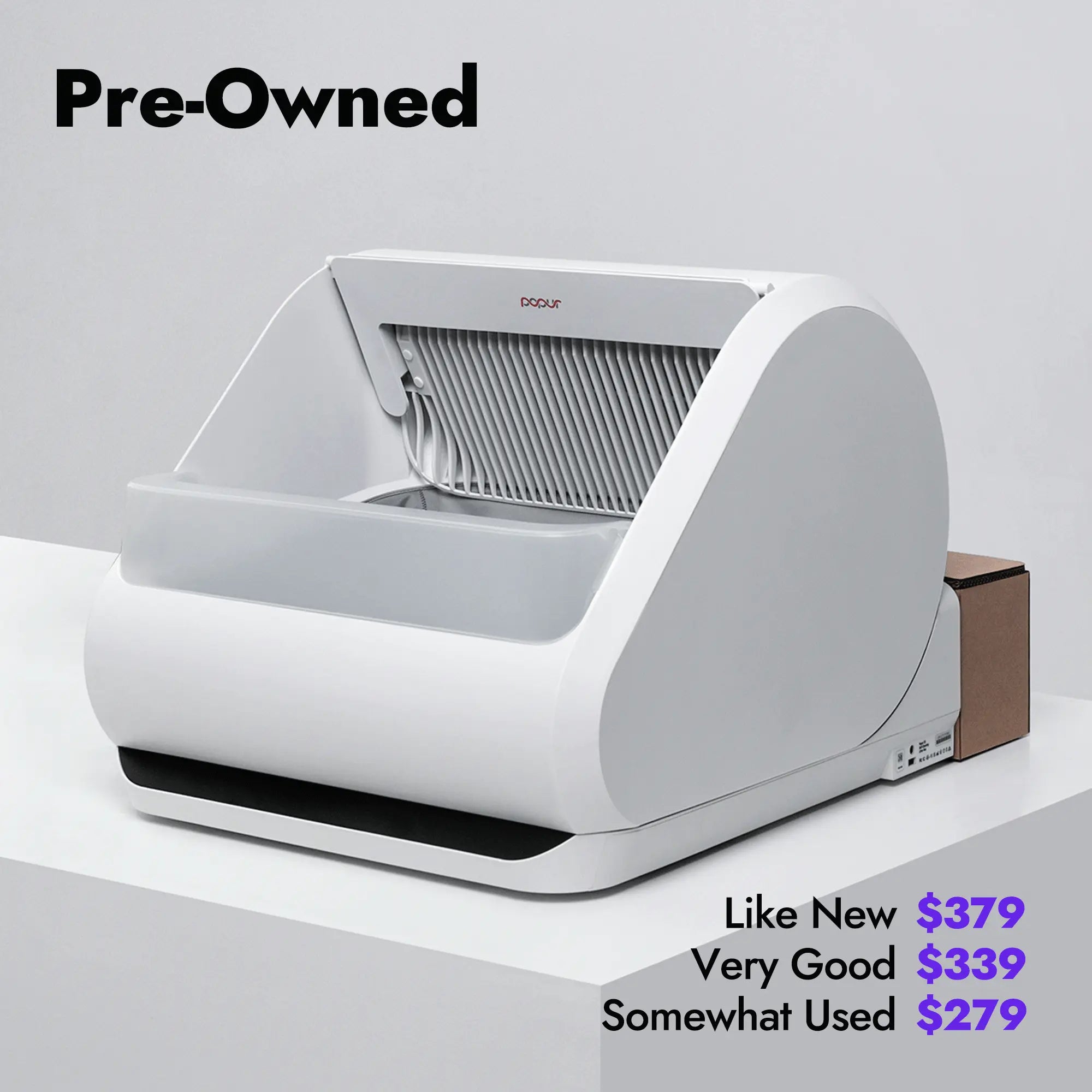 Popur X5 Self Cleaning Litter Box Pre-Owned Units
