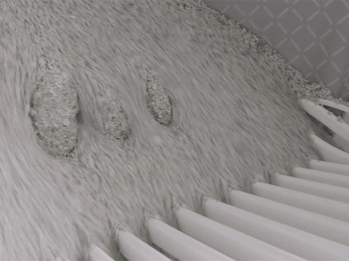 Subsequent tilt dump waste by catapult