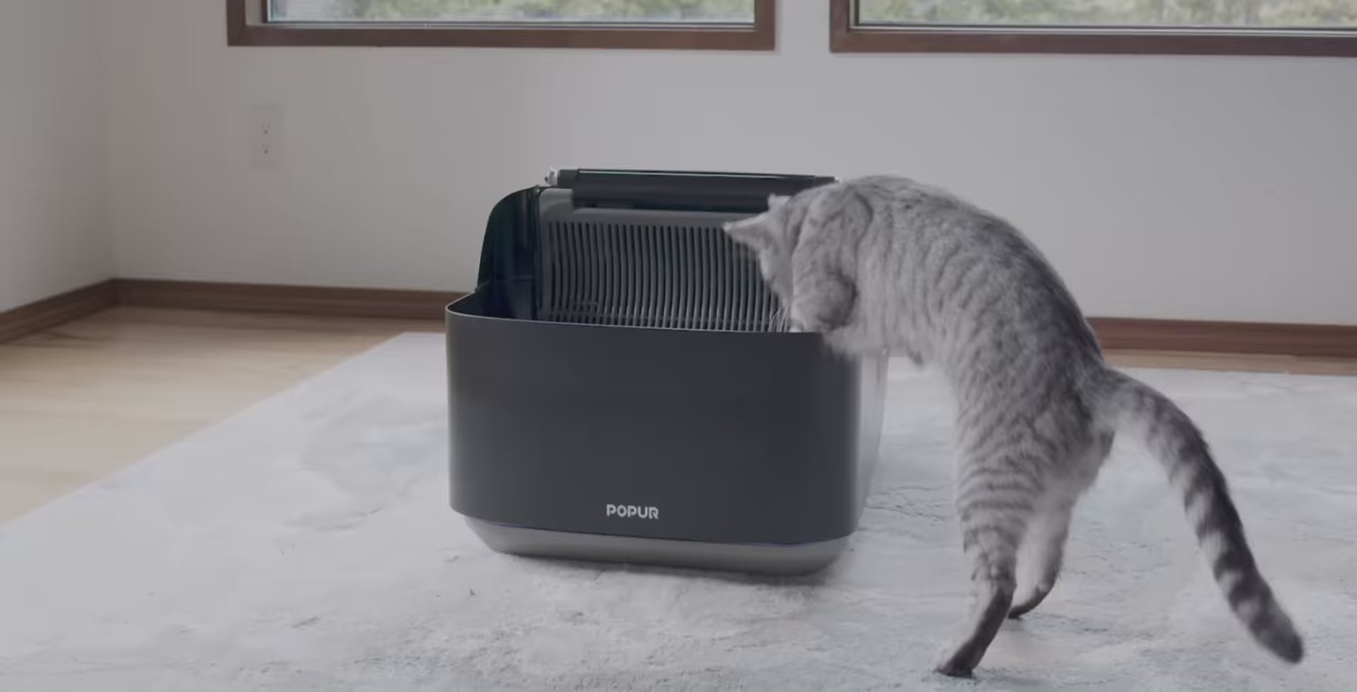 Load video: Meet Popur S7 Split Litter System Video