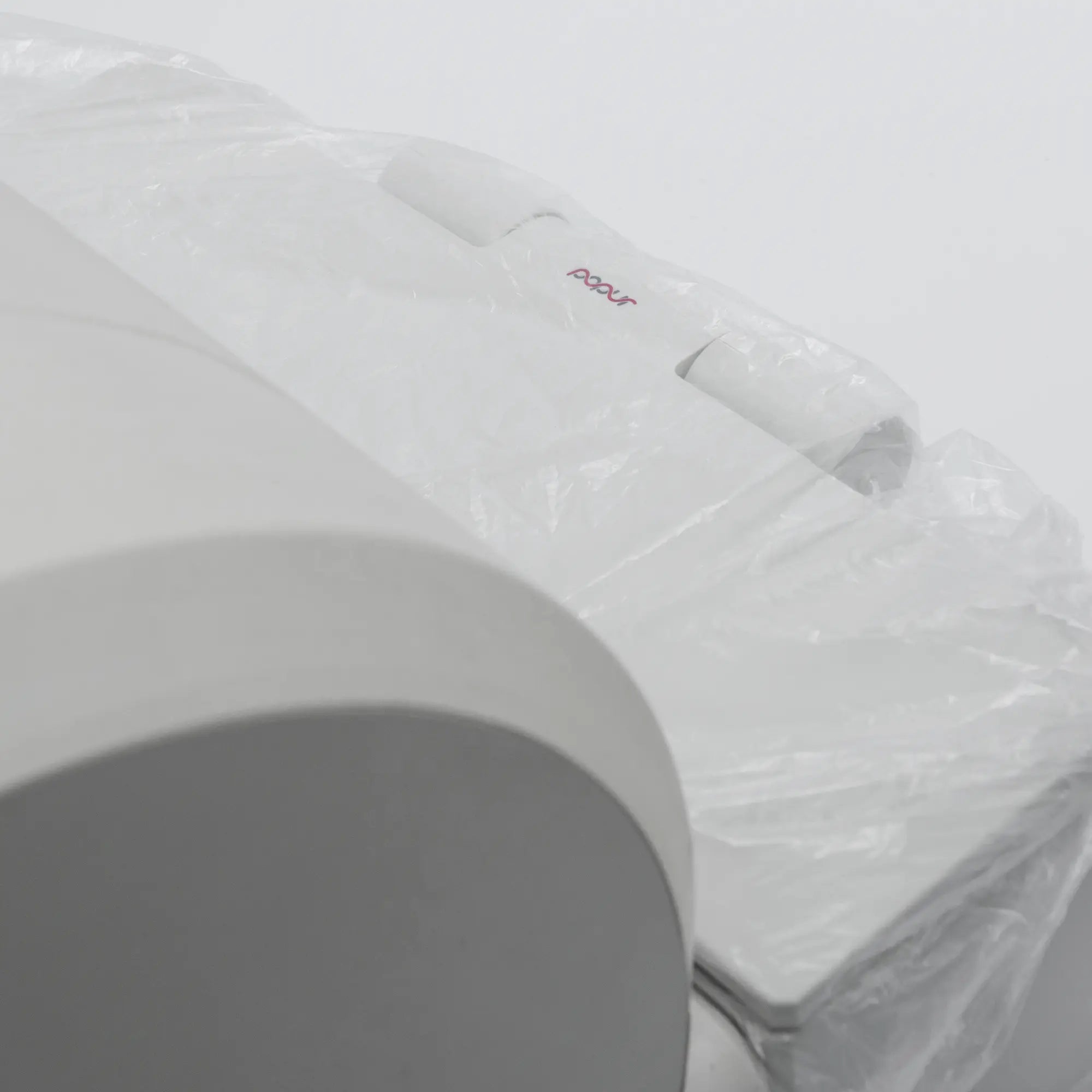 Elastic Band Trash Bags (50 Pcs, Clear)