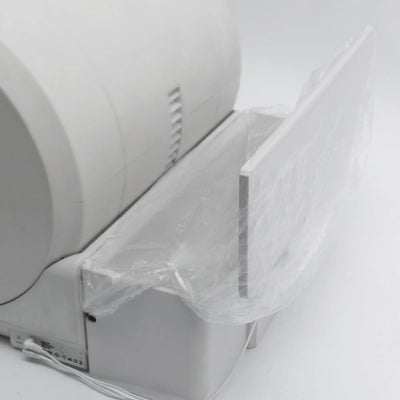 Elastic Band Trash Bags (50 Pcs, Clear)