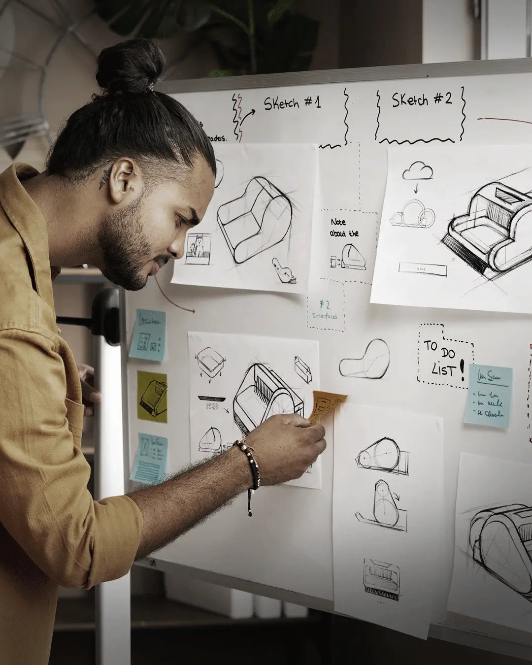 Our journey product sketches x5