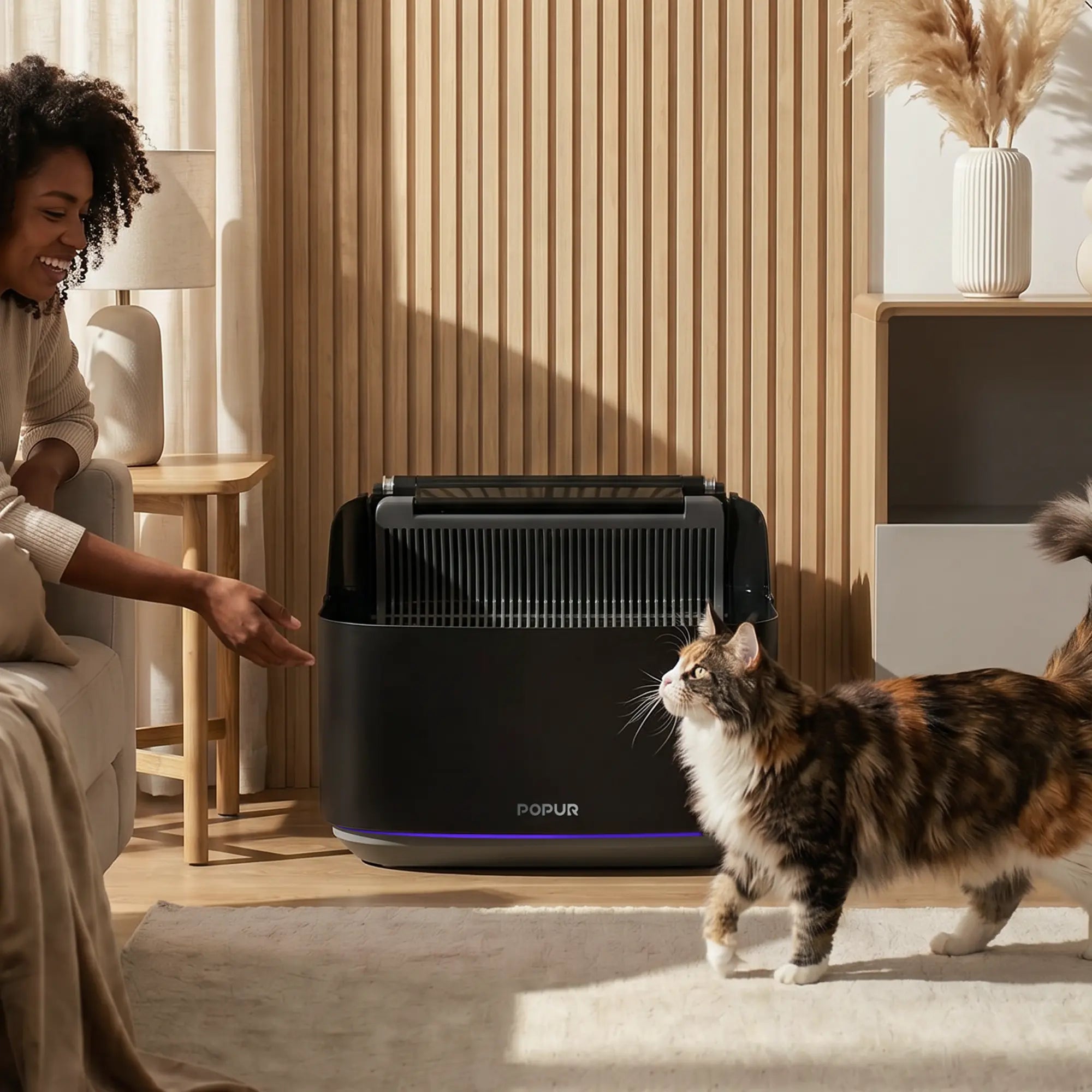 Popur S7 Split Litter System (SLS) Lifestyle