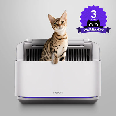 Popur S7 Split Litter System (SLS) White Premium Warranty