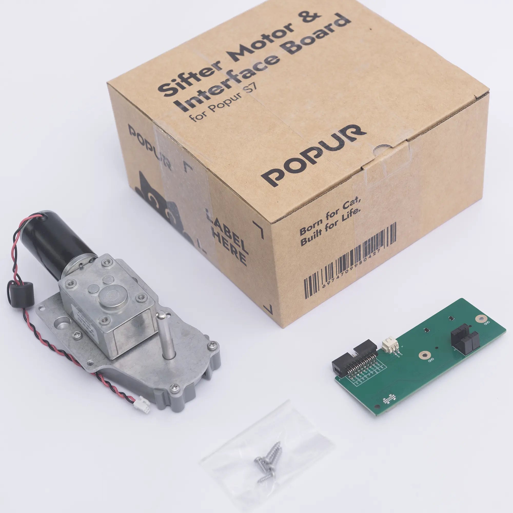 Sifter Motor and Interface Board for Popur S7 (In Box)