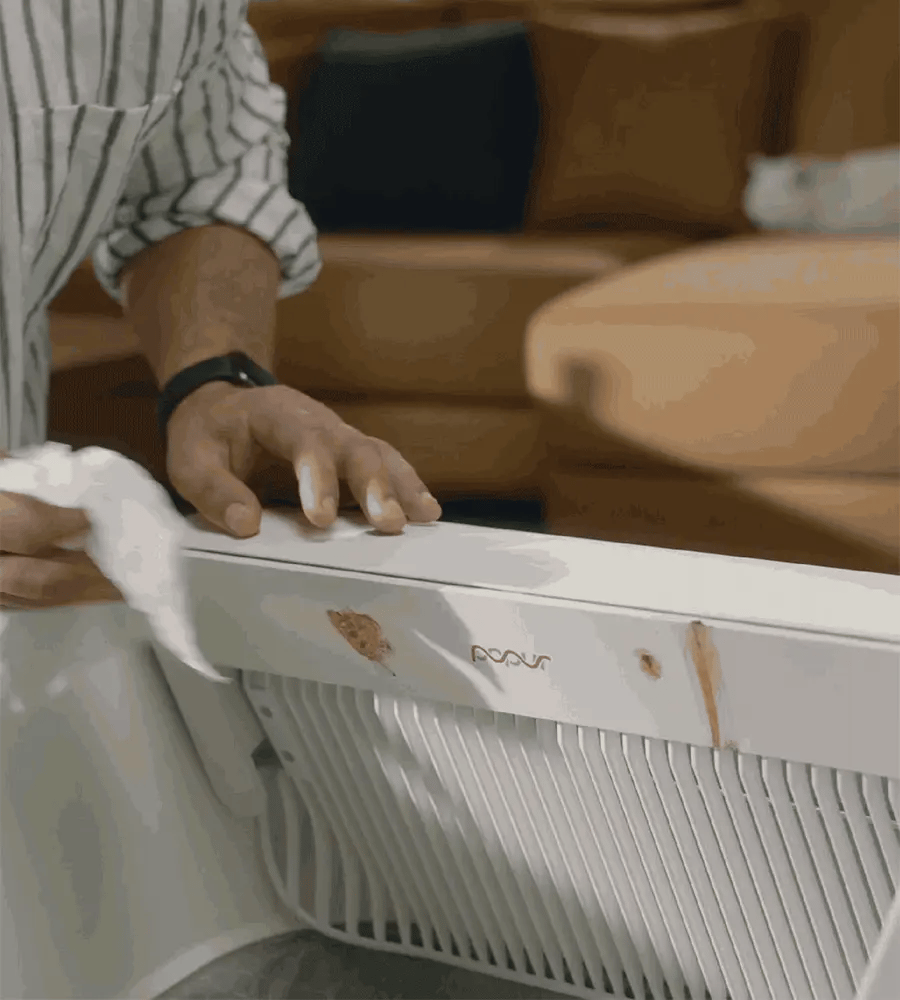 Wipe handily and restore as new in 60 seconds