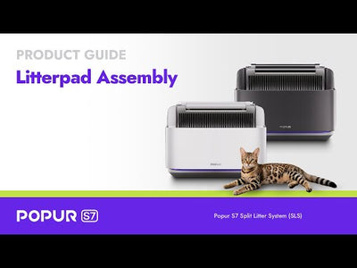 Popur S7 GUIDE | Litterpad Assembly