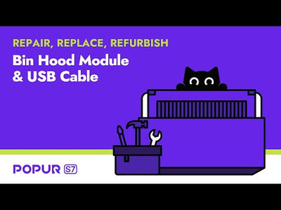 Popur S7 REPLACEMENT | Bin Hood Module & USB Cable
